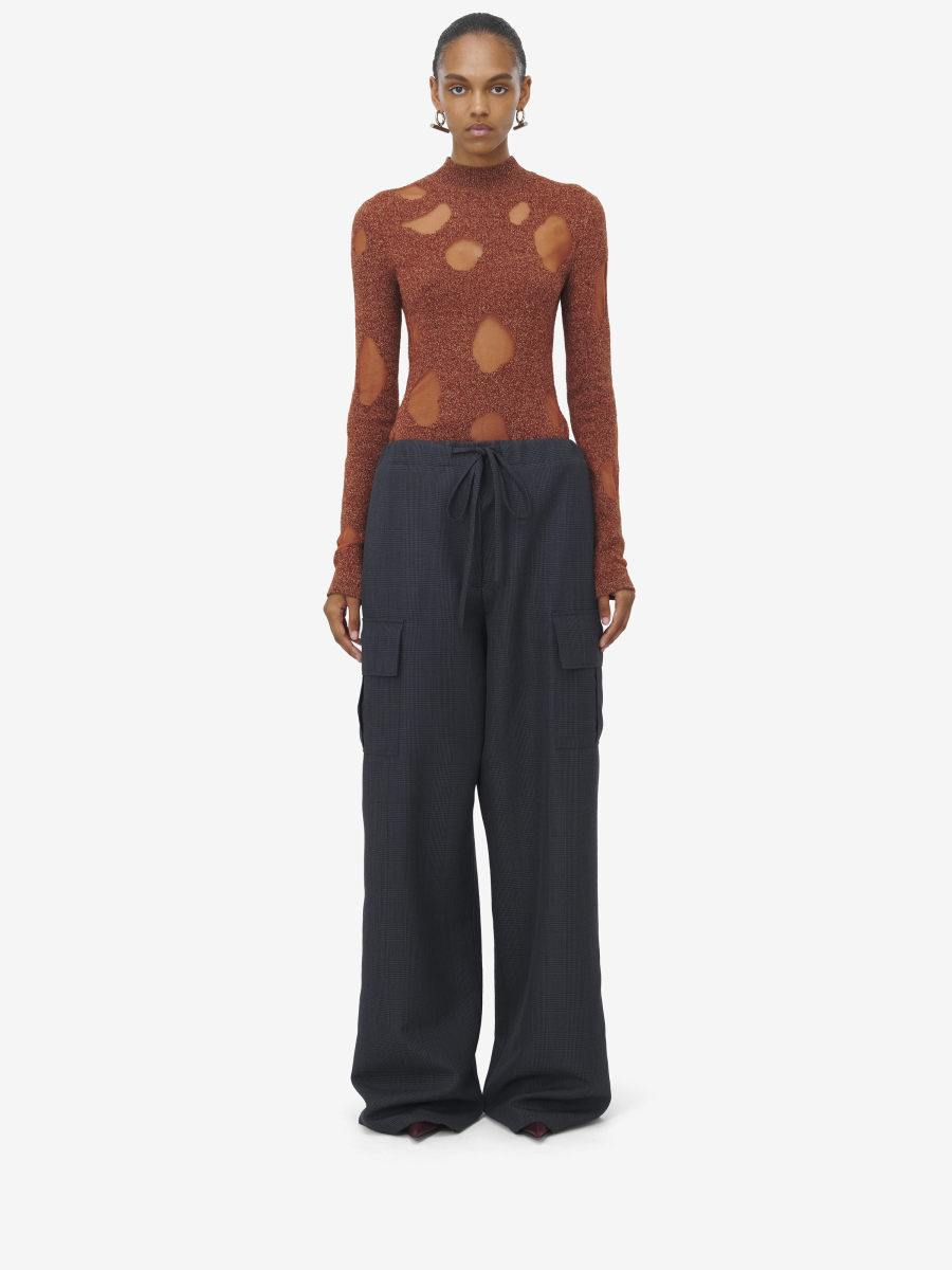 ALEXANDER MCQUEEN - Prince of Wales Cargo Trousers - Item 818342QJAEO1135